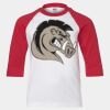 Youth Three Quarter Sleeve Baseball T-Shirt Thumbnail