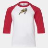 Youth Three Quarter Sleeve Baseball T-Shirt Thumbnail