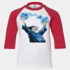 Youth Three Quarter Sleeve Baseball T-Shirt Thumbnail