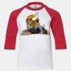 Youth Three Quarter Sleeve Baseball T-Shirt Thumbnail