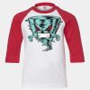 Youth Three Quarter Sleeve Baseball T-Shirt Thumbnail