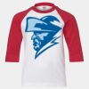 Youth Three Quarter Sleeve Baseball T-Shirt Thumbnail