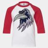 Youth Three Quarter Sleeve Baseball T-Shirt Thumbnail