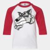 Youth Three Quarter Sleeve Baseball T-Shirt Thumbnail