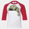 Youth Three Quarter Sleeve Baseball T-Shirt Thumbnail
