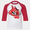 Youth Three Quarter Sleeve Baseball T-Shirt Thumbnail