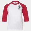 Youth Three Quarter Sleeve Baseball T-Shirt Thumbnail