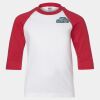 Youth Three Quarter Sleeve Baseball T-Shirt Thumbnail