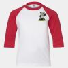 Youth Three Quarter Sleeve Baseball T-Shirt Thumbnail