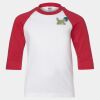 Youth Three Quarter Sleeve Baseball T-Shirt Thumbnail