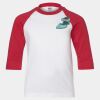 Youth Three Quarter Sleeve Baseball T-Shirt Thumbnail