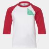 Youth Three Quarter Sleeve Baseball T-Shirt Thumbnail