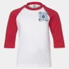 Youth Three Quarter Sleeve Baseball T-Shirt Thumbnail