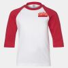 Youth Three Quarter Sleeve Baseball T-Shirt Thumbnail