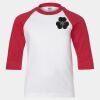 Youth Three Quarter Sleeve Baseball T-Shirt Thumbnail