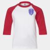 Youth Three Quarter Sleeve Baseball T-Shirt Thumbnail
