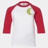 Youth Three Quarter Sleeve Baseball T-Shirt Thumbnail