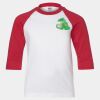 Youth Three Quarter Sleeve Baseball T-Shirt Thumbnail