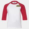 Youth Three Quarter Sleeve Baseball T-Shirt Thumbnail