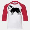 Youth Three Quarter Sleeve Baseball T-Shirt Thumbnail