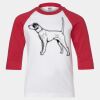 Youth Three Quarter Sleeve Baseball T-Shirt Thumbnail