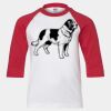 Youth Three Quarter Sleeve Baseball T-Shirt Thumbnail