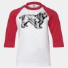 Youth Three Quarter Sleeve Baseball T-Shirt Thumbnail