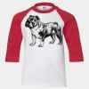Youth Three Quarter Sleeve Baseball T-Shirt Thumbnail