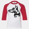 Youth Three Quarter Sleeve Baseball T-Shirt Thumbnail