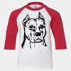Youth Three Quarter Sleeve Baseball T-Shirt Thumbnail