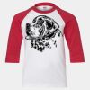 Youth Three Quarter Sleeve Baseball T-Shirt Thumbnail