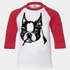Youth Three Quarter Sleeve Baseball T-Shirt Thumbnail