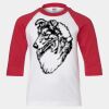 Youth Three Quarter Sleeve Baseball T-Shirt Thumbnail