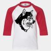 Youth Three Quarter Sleeve Baseball T-Shirt Thumbnail