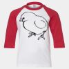 Youth Three Quarter Sleeve Baseball T-Shirt Thumbnail