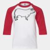 Youth Three Quarter Sleeve Baseball T-Shirt Thumbnail