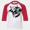 Youth Three Quarter Sleeve Baseball T-Shirt Thumbnail