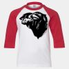 Youth Three Quarter Sleeve Baseball T-Shirt Thumbnail