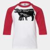 Youth Three Quarter Sleeve Baseball T-Shirt Thumbnail