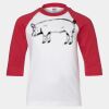 Youth Three Quarter Sleeve Baseball T-Shirt Thumbnail