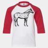Youth Three Quarter Sleeve Baseball T-Shirt Thumbnail
