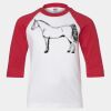 Youth Three Quarter Sleeve Baseball T-Shirt Thumbnail