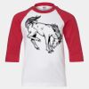 Youth Three Quarter Sleeve Baseball T-Shirt Thumbnail