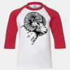 Youth Three Quarter Sleeve Baseball T-Shirt Thumbnail