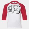 Youth Three Quarter Sleeve Baseball T-Shirt Thumbnail