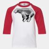 Youth Three Quarter Sleeve Baseball T-Shirt Thumbnail