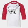 Youth Three Quarter Sleeve Baseball T-Shirt Thumbnail