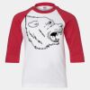 Youth Three Quarter Sleeve Baseball T-Shirt Thumbnail