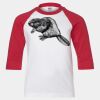 Youth Three Quarter Sleeve Baseball T-Shirt Thumbnail