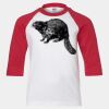 Youth Three Quarter Sleeve Baseball T-Shirt Thumbnail